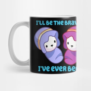 Brave Mom of Twin Girls Mug